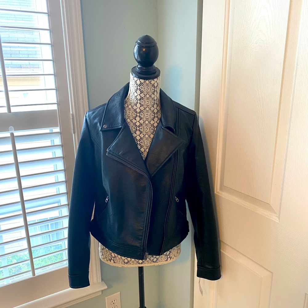 APT 9 Faux Leather Jacket SIZE M NWT